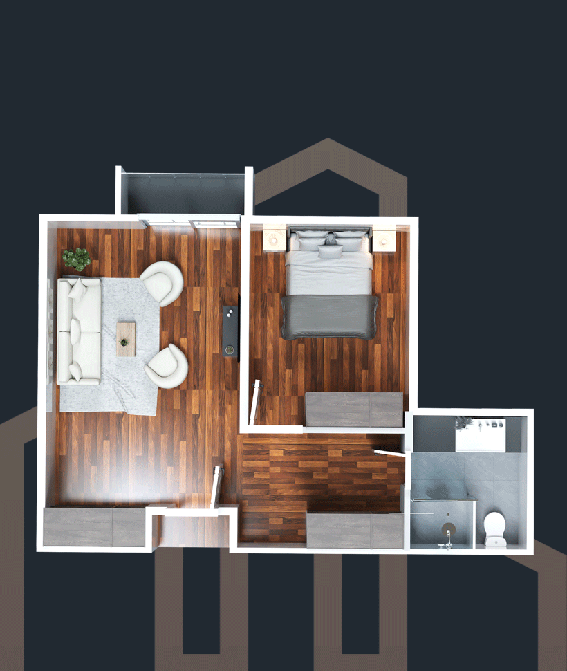 Manor Independent Living I Oakwood Floorplan