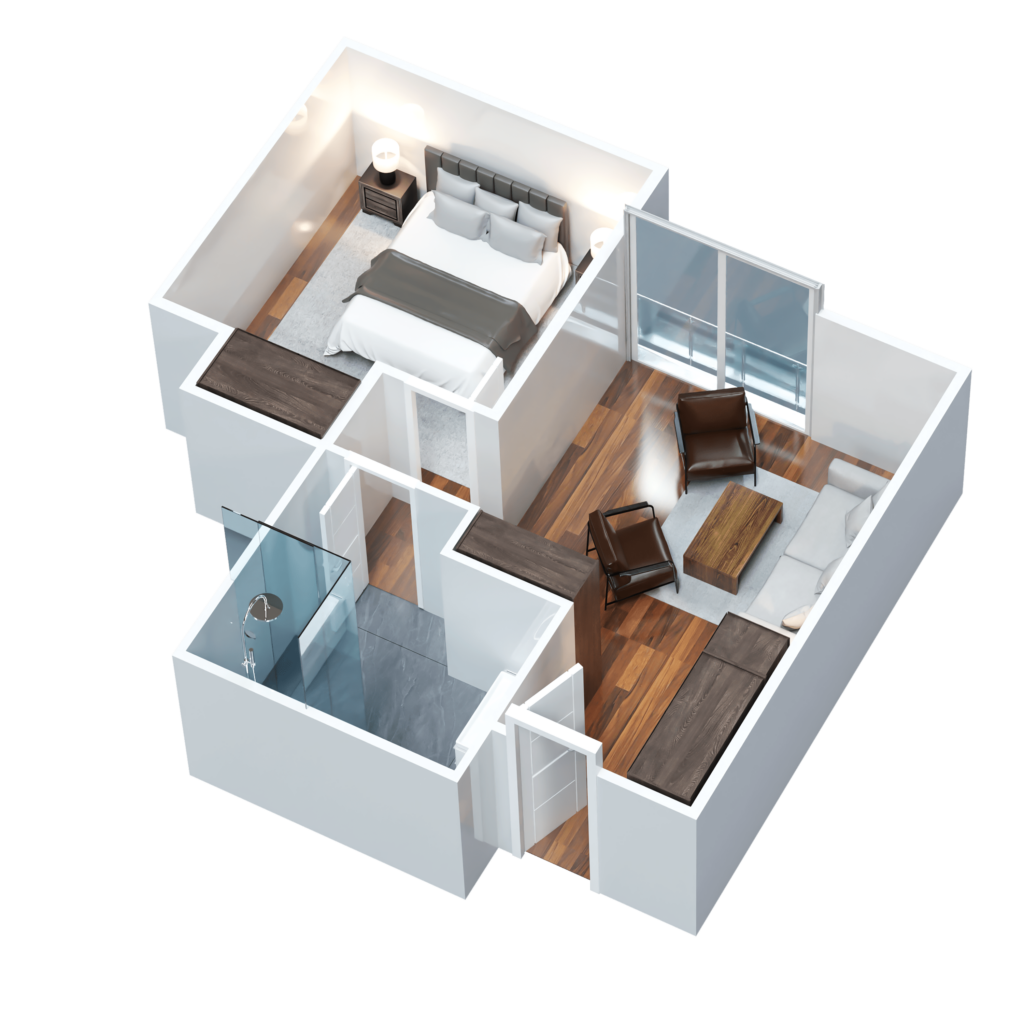 Haven One Bedroom 460sqf- Manor Independent Living