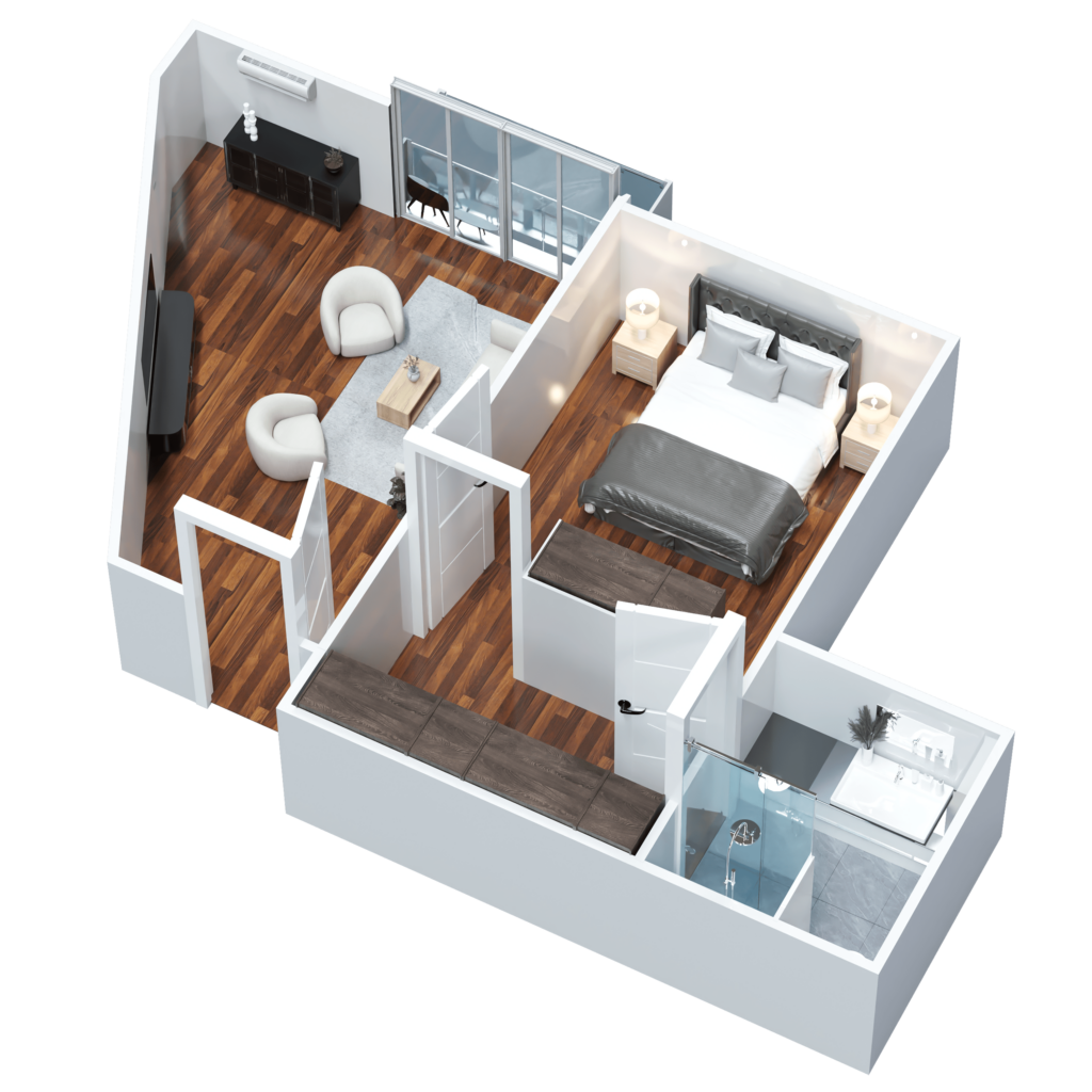 Frontier One Bedroom 525sqf- Manor Independent Living